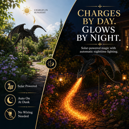 Dragon Flame Solar Garden Lights