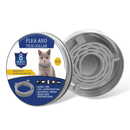 Natural plant extract pet collar – effectively repels fleas and ticks
