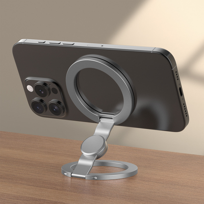 Ultra-Slim Magnetic Phone Grip Stand & Fidget Spinner – 360° Rotating