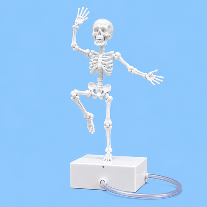 Dancing Skeleton Bubble Aquarium Ornament