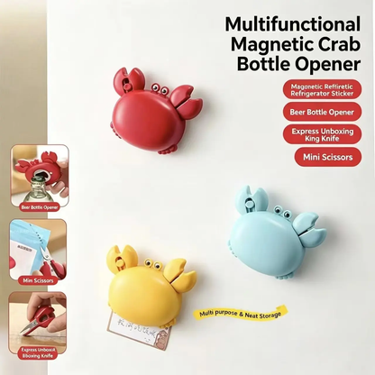 3-in-1 Magnetic Crab Bottle Opener & Cutter