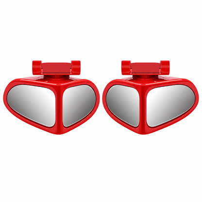 2 PCS 360° Rotating Dual-Lens Rearview Assist Blind Spot Mirror