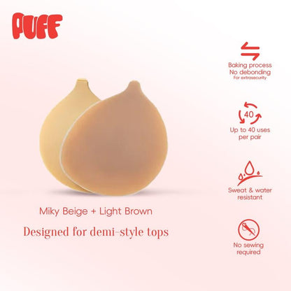 💥Puff #1 Push-up Sticky Bra – Waterproof & Sweat-proof🌸