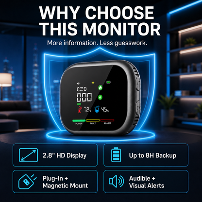 6-in-1 Smart Home Environmental Monitor