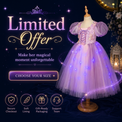 Magical Light-Up Princess Twirl Dress