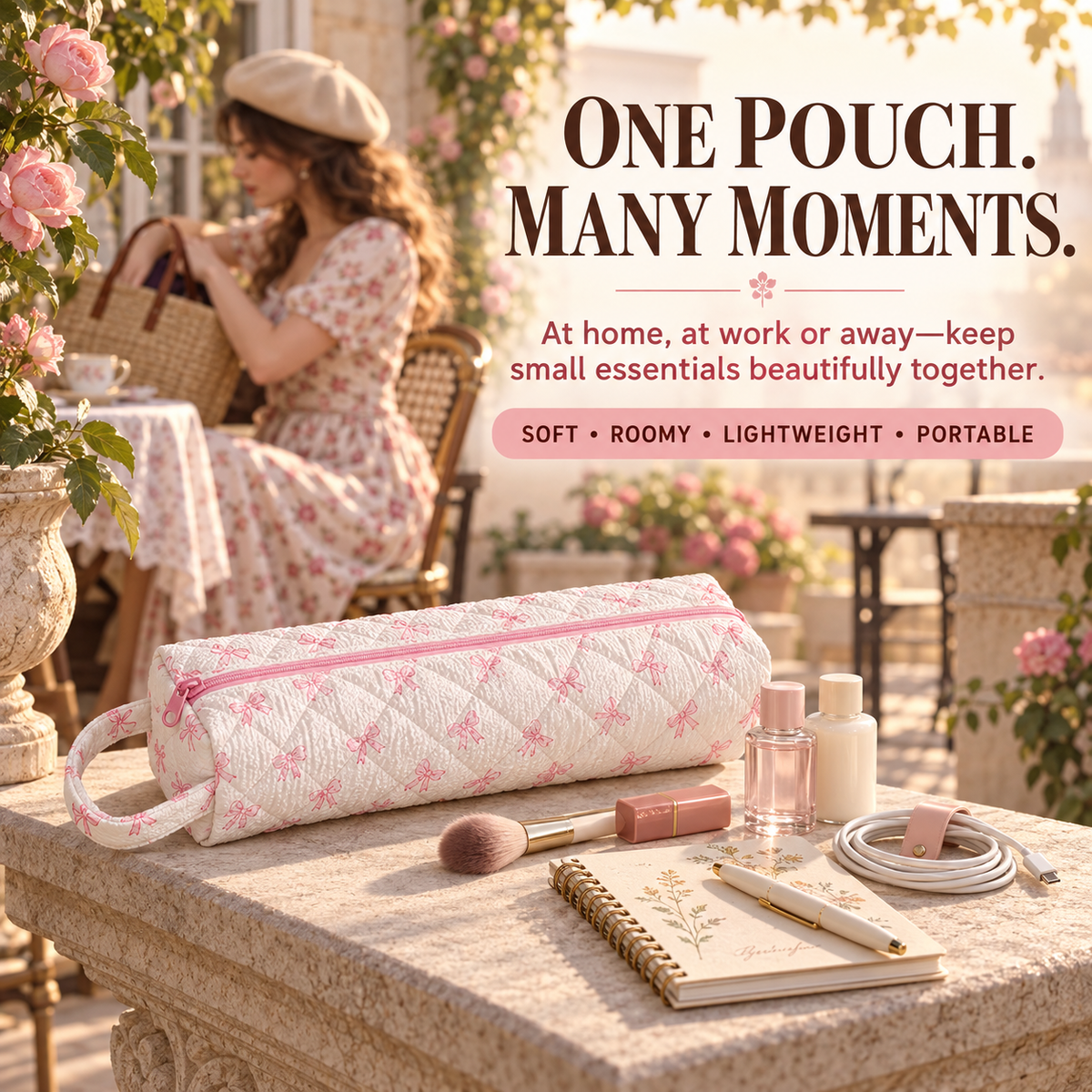 Quilted Multi-Purpose Storage Bag