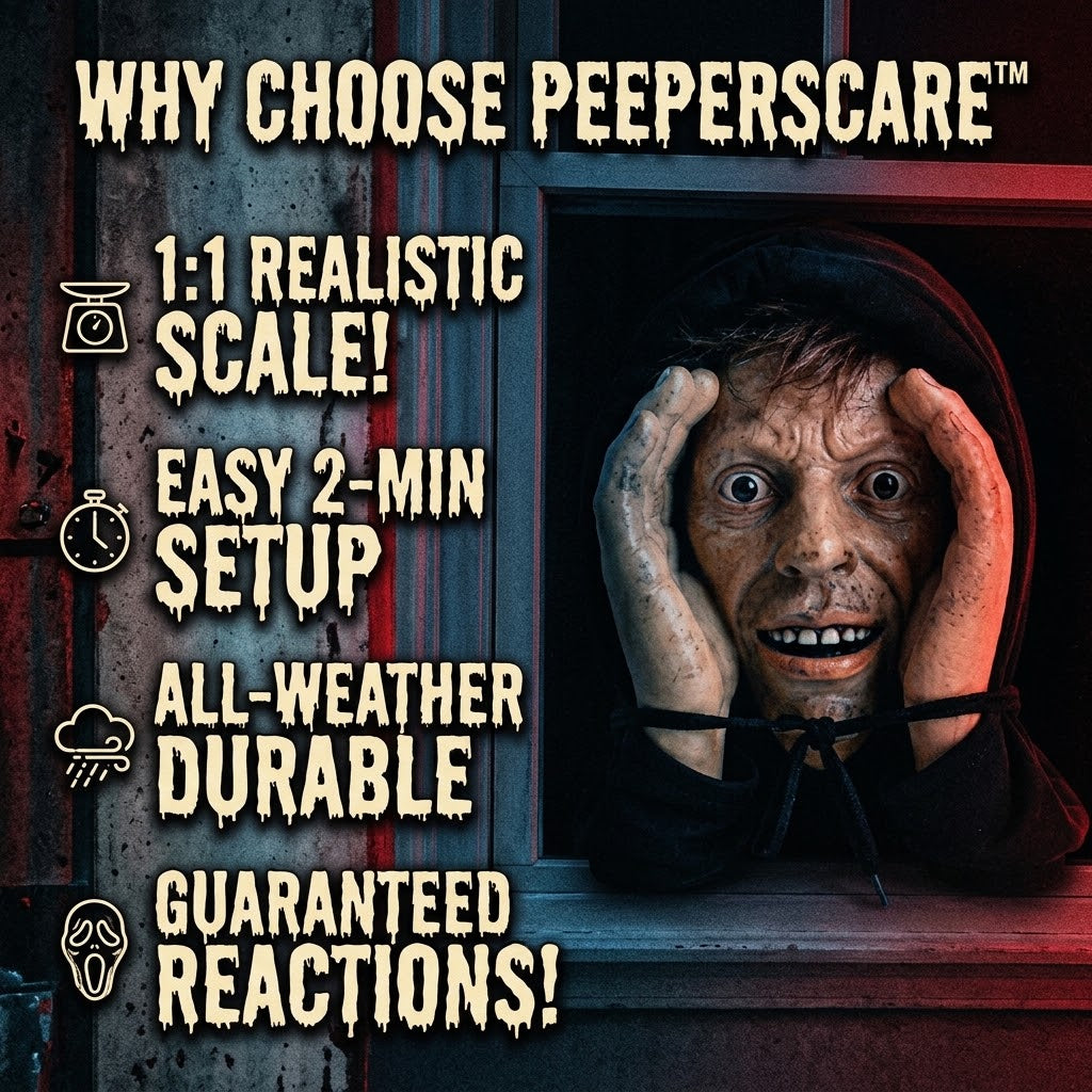 "Stranger" Window Peeper Motion Prank
