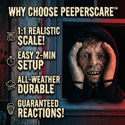 "Stranger" Window Peeper Motion Prank