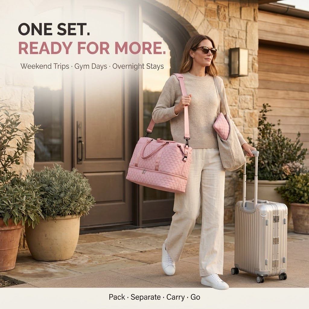 2-Piece Travel Bag Set – Pack More, Travel Smarter