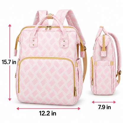 🍼3-in-1 Diaper Bag Backpack with Fold-Out Changing Station🍼
