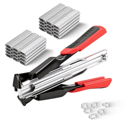 Auto-Feed Hog Ring Pliers for Wire Mesh, Cages & Fencing