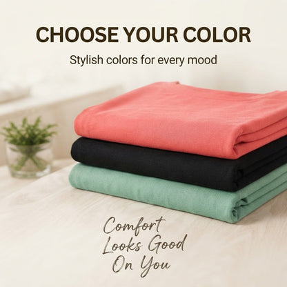 Ultra-Soft Oversized Lounge Tee for Two