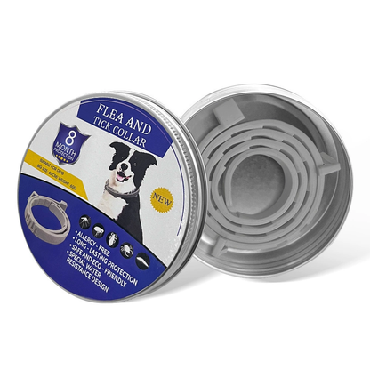 Natural plant extract pet collar – effectively repels fleas and ticks