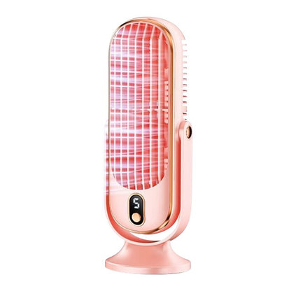 Set of 2 Portable Rechargeable 10\" Fan with 720° Oscillation & Whisper-Quiet Turbo Airflow