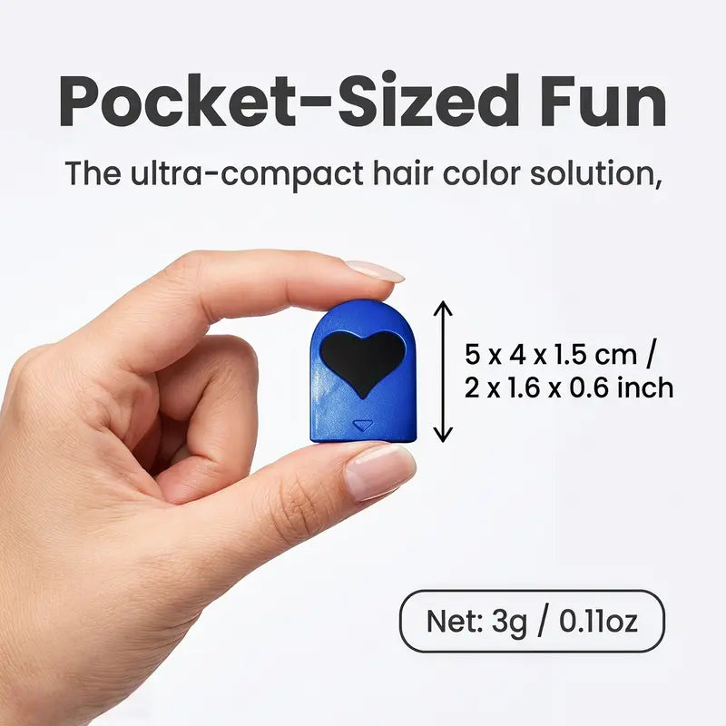 12-Color Matte Hair Chalk Powder Clamp