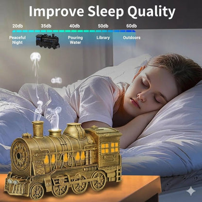 Train Diffuser 300ML Essential Oil Diffuser Cool Mist Humidifier Aroma Diffuser with Night Light