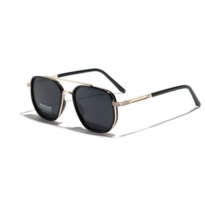 Polarized UV400 Sunglasses – Lightweight Geometric Square Frame
