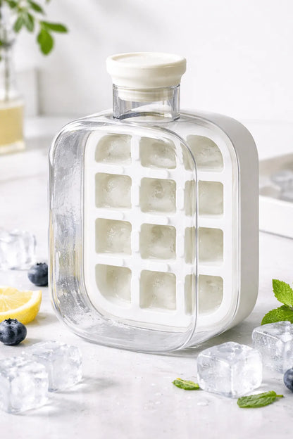 2-in-1 Refreshing Ice Cube Tray - Portable Cup