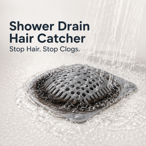 Silicone Drain Hair Catcher – Effectively Prevents Drain Clogs