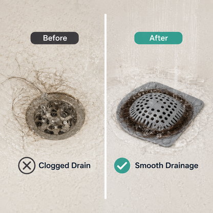 Silicone Drain Hair Catcher – Effectively Prevents Drain Clogs