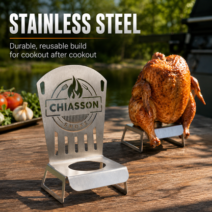 Beer Can Roasted Chicken Throne – Makes Roasted Chicken Juicy