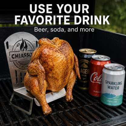 Beer Can Roasted Chicken Throne – Makes Roasted Chicken Juicy