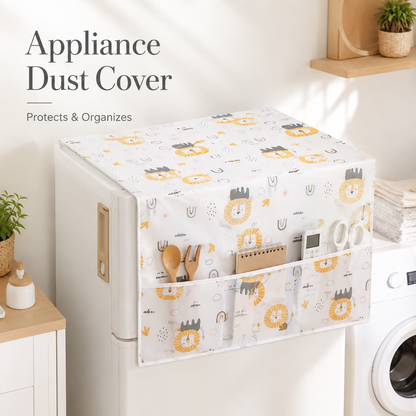 Dust cover for household appliances with storage bag