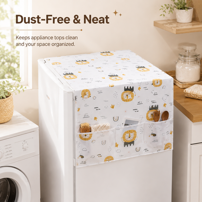 Dust cover for household appliances with storage bag