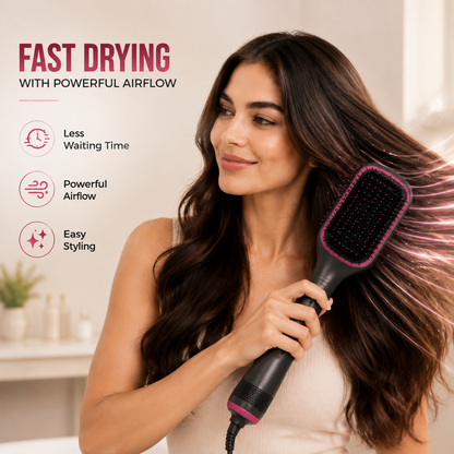 One-Step Hot Air Brush Styler - Dry, Smooth & Volumize Hair Effortlessly