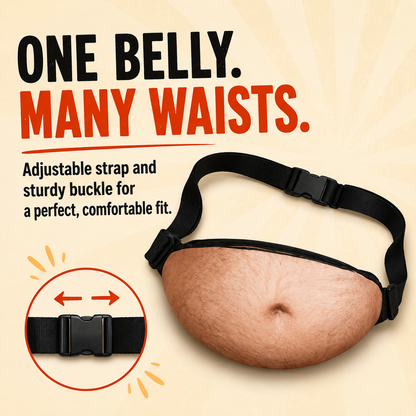 Fun Beer Belly Waist Bag – with Hidden Storage Space