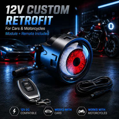 Demon Eye RGB LED Headlight Kit with 33+ Color Modes