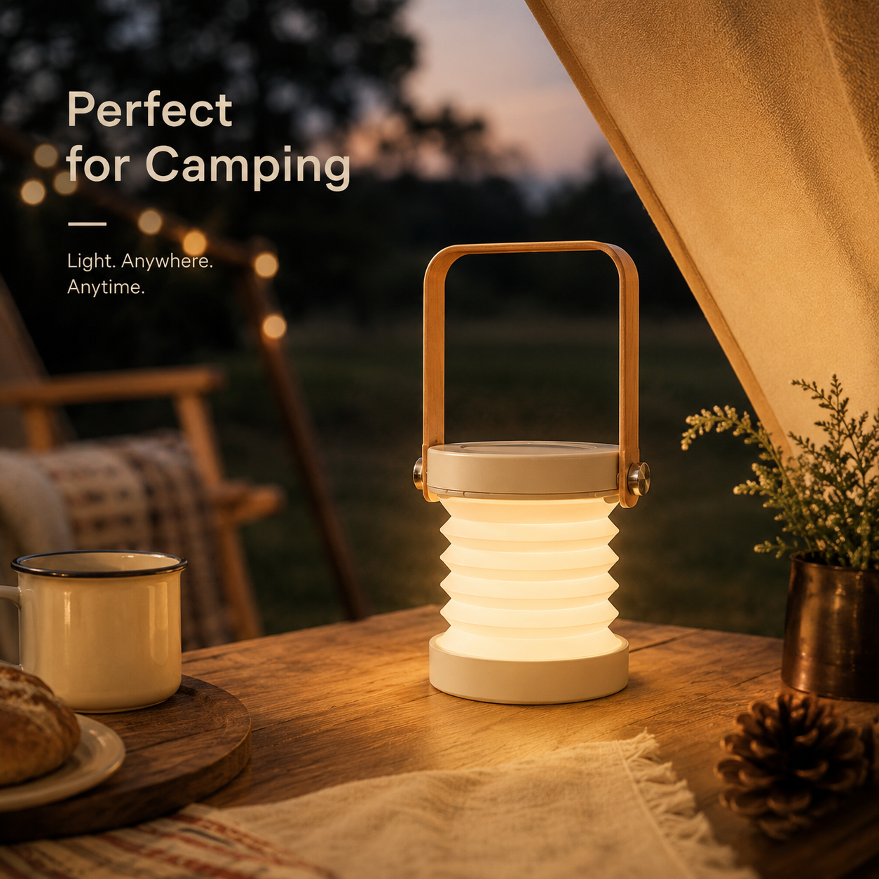 Foldable Portable USB Rechargeable LED Desk Lamp