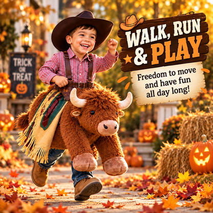 🐂Kids Ride-On Cowboy Bull Halloween Costume🐂