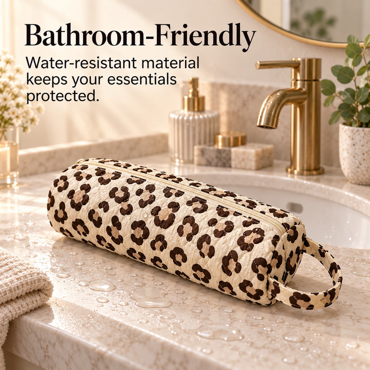 Multifunctional Portable Large-Capacity Zippered Toiletries Storage Bag