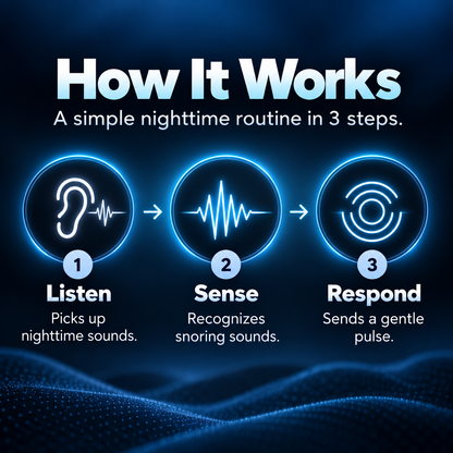 Smart Nighttime Sound Monitor with Gentle Pulse Response