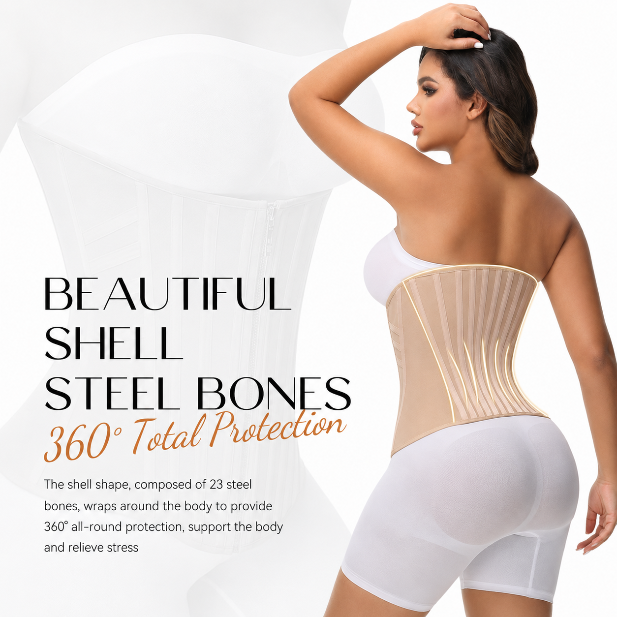 Women's Waist Trainer – Tummy Control, Butt Lift & Body Shaping