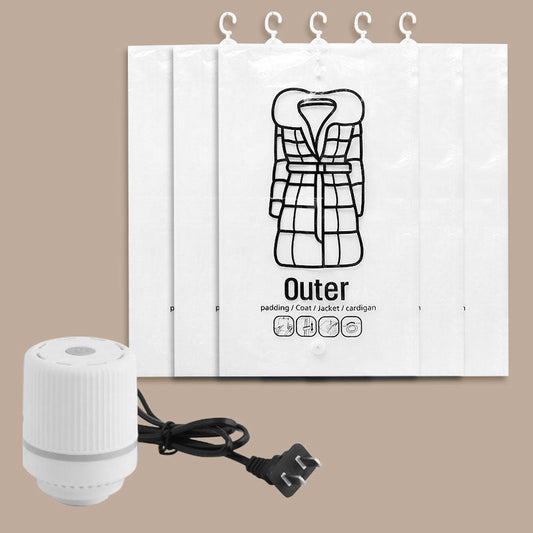🔥Summer bestsellers🔥Vacuum hanging storage bag—Free vacuum pump✨️