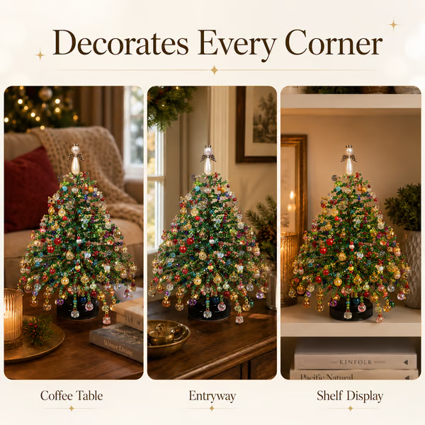 🎄DIY Beaded Christmas Tree Kit – Create Your Own Sparkling Holiday Decoration🎄