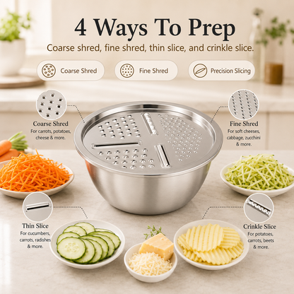 👑Kitchen Trend🔥3-in-1 Stainless Steel Strainer Set