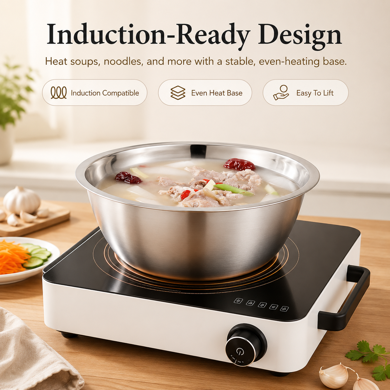 👑Kitchen Trend🔥3-in-1 Stainless Steel Strainer Set