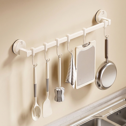 🔥 Hot Sale | Suction Cup Kitchen Hanging Rack with Hooks