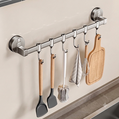 🔥 Hot Sale | Suction Cup Kitchen Hanging Rack with Hooks