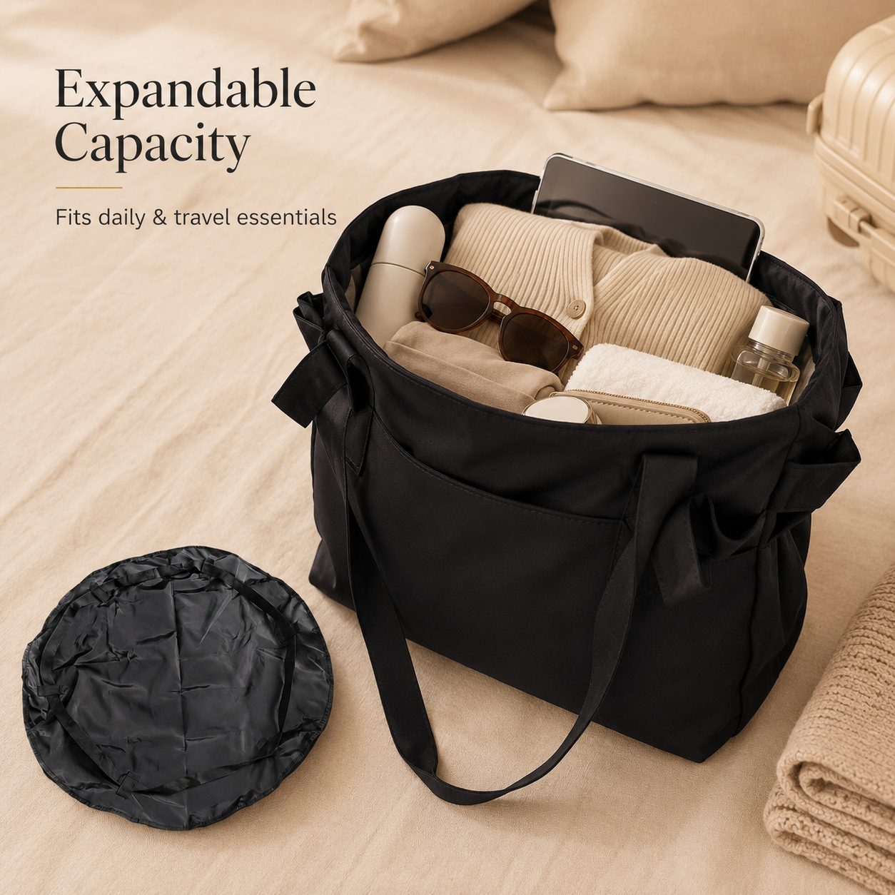 💥New Arrival | Large Expandable Foldable Shoulder Tote Bag