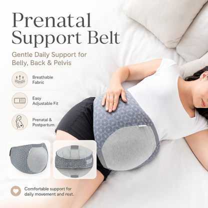 Pregnancy Wedge Pillow for Side Sleeping – Belly & Back Support Cushion