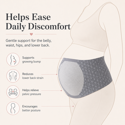 Pregnancy Wedge Pillow for Side Sleeping – Belly & Back Support Cushion