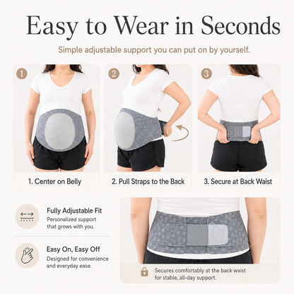 Pregnancy Wedge Pillow for Side Sleeping – Belly & Back Support Cushion