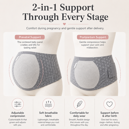 Pregnancy Wedge Pillow for Side Sleeping – Belly & Back Support Cushion