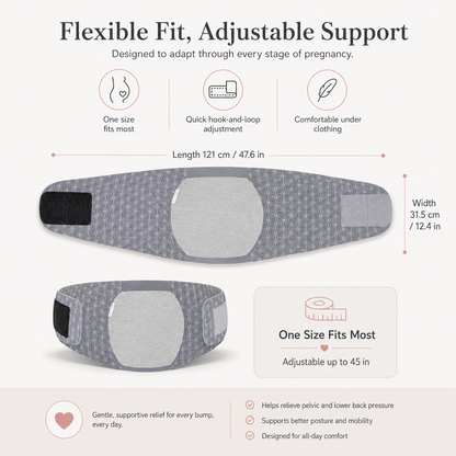 Pregnancy Wedge Pillow for Side Sleeping – Belly & Back Support Cushion