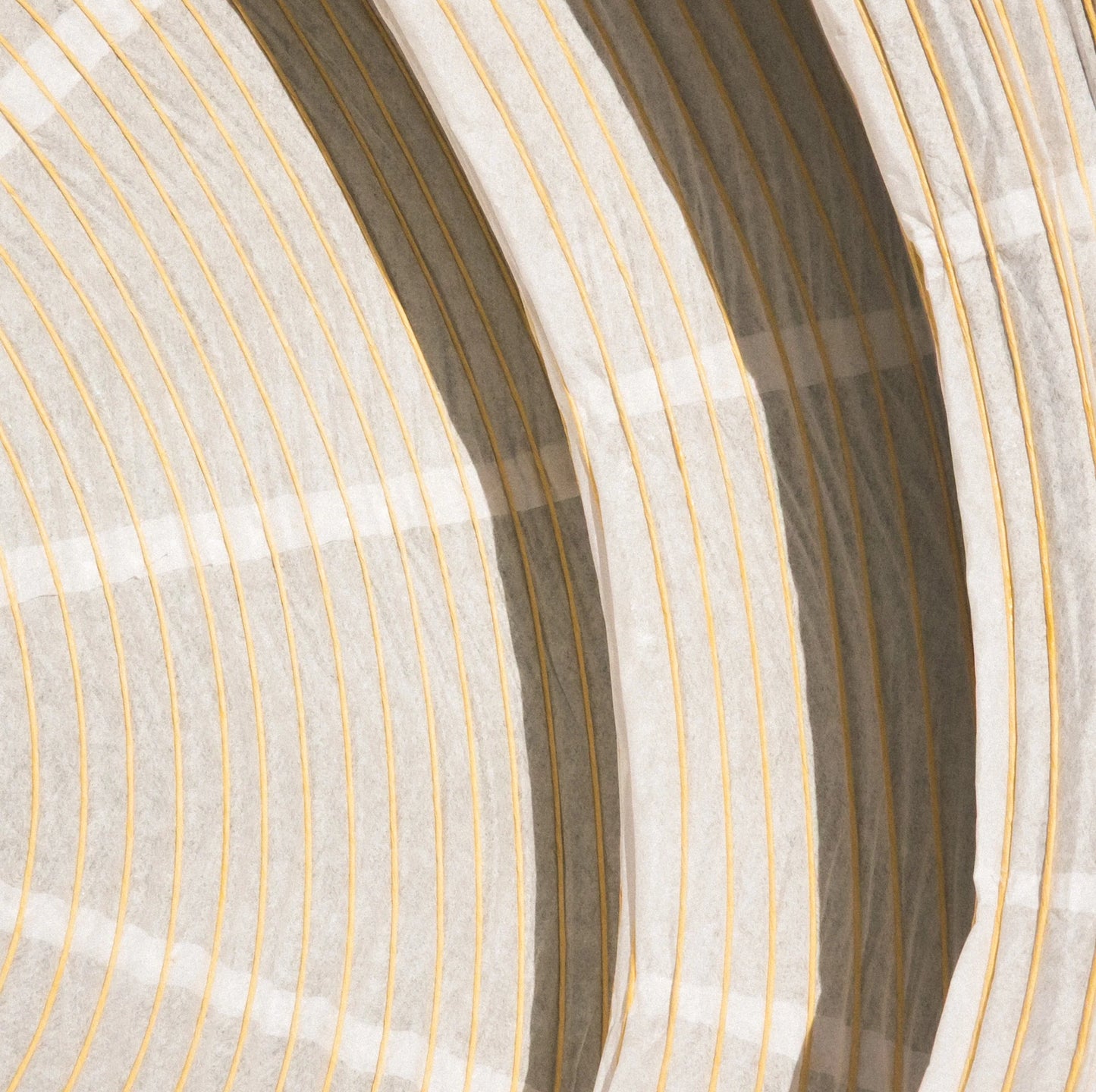 Bamafrontierman™ Japanese Paper Flush Mount Cover
