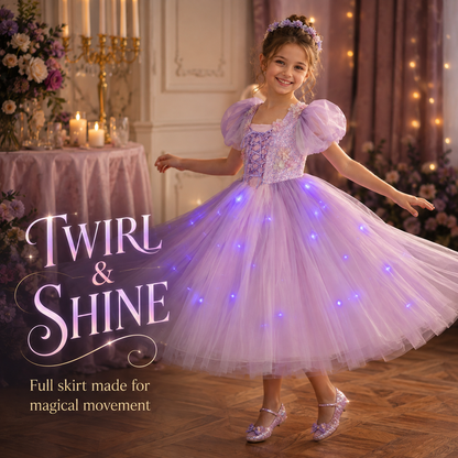 Magical Light-Up Princess Twirl Dress